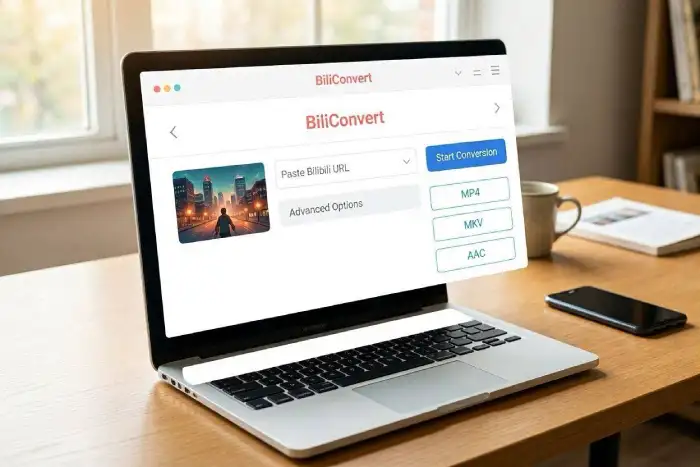 Bilibili Video Converter 1 Bilibili Video Converter Bilibili Video Converter tool interface dashboard graphics
