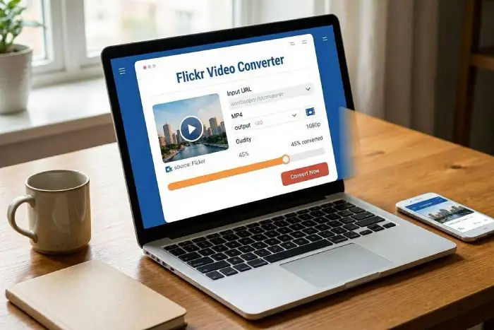 Flickr video converter, Convert Flickr to MP4 free, Flickr link converter online, Fast Flickr converter, Change media format online