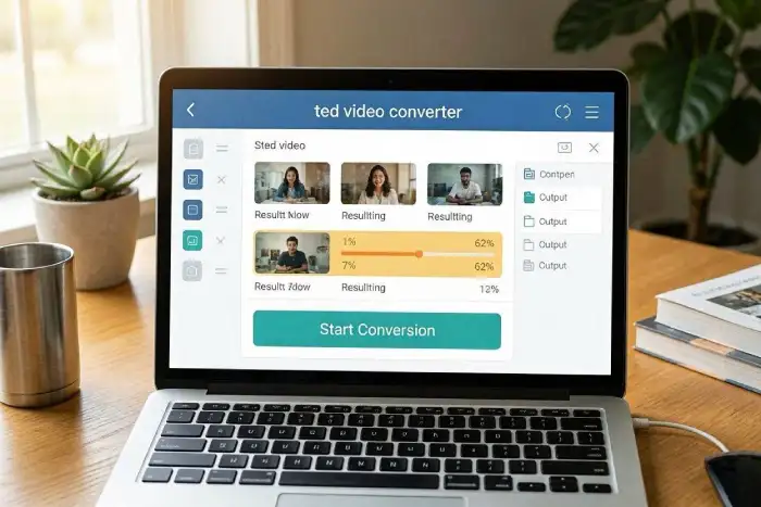 TED video converter, Convert TED to MP4 free, TED link converter online, Fast TED converter, Change media format online