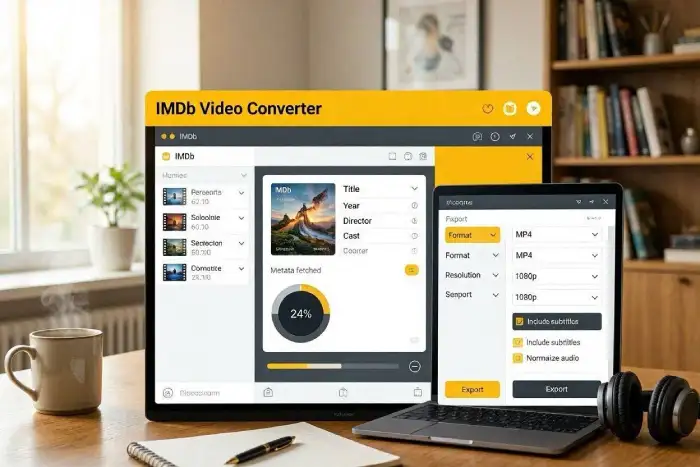 IMDb video converter, Convert IMDb to MP4 free, IMDb link converter online, Fast IMDb converter, Change media format online