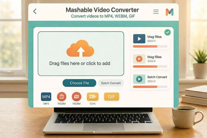 Mashable video converter, Convert Mashable to MP4 free, Mashable link converter online, Fast Mashable converter, Change media format online