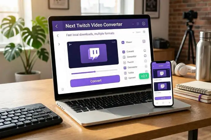 Twitch video converter, Convert Twitch to MP4 free, Twitch link converter online, Fast Twitch converter, Change media format online